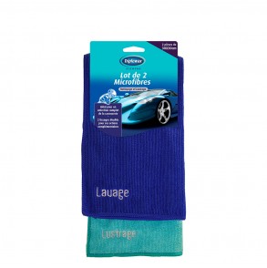 lot de 2 microfibres moto scooter triplewax