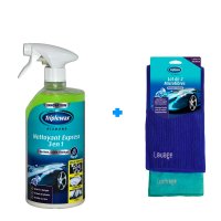 Kit nettoyant express 3en1 + 2 microfibres