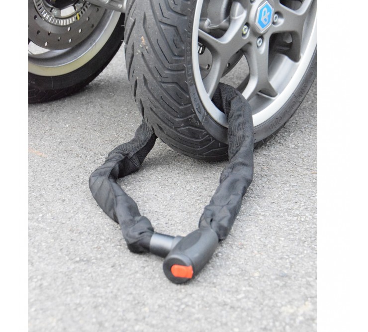 antivol chaîne moto scooter tissu um