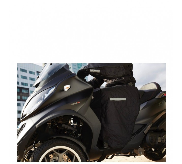 tablier de protection scooter noir um