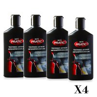 Lot de 4: TRAITEMENT VISIÈRE ANTI BUÉE MOTO PRATIC