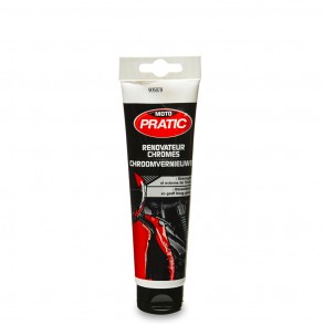 Lot de 2 : RÉNOVATEUR CHROMES MOTO PRATIC 150 ML Lot de 2 : RÉNOVATEUR CHROMES MOTO PRATIC 150 ML Logo marque Moto Pratic