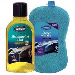 Lot Shampooing Gold + éponge Triplewax Triplewax