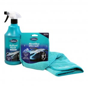 Lot Brillant Flash + Microfibre