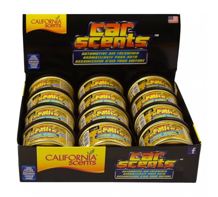 Lot Car Scents Golden State Delight x12