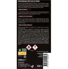 DEMARRAGE MOTEUR FROID START BOOST 400 ML