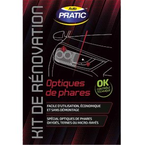 Kit Rénovateur Optiques De Phares