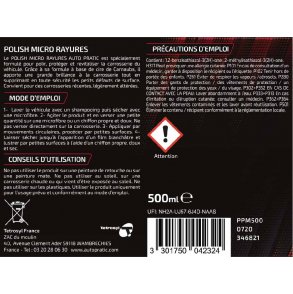 POLISH MICRO RAYURES 500ML