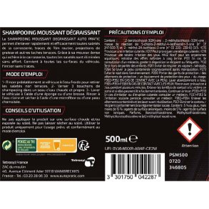 SHAMPOOING MOUSSANT DEGRAISSANT 500ML