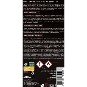 NETTOYANT TISSUS MOQUETTES 400ML