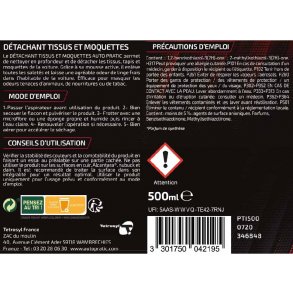 NETTOYANT DETACHANT TISSUS 500 ML