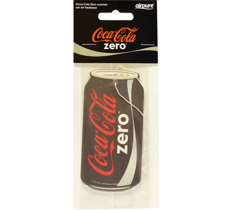 Désodorisant voiture Coca cola zéro - Coca cola