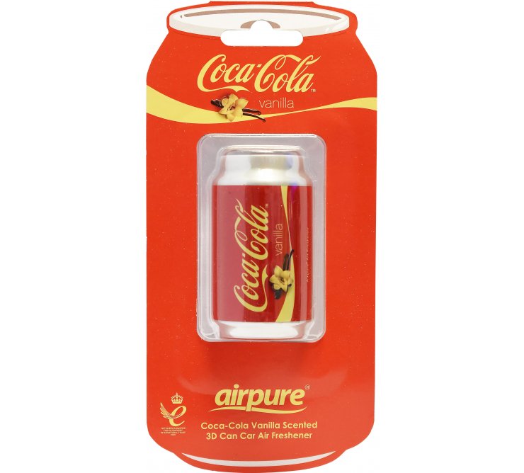 Désodorisant voiture canette coca vanille - Coca Cola