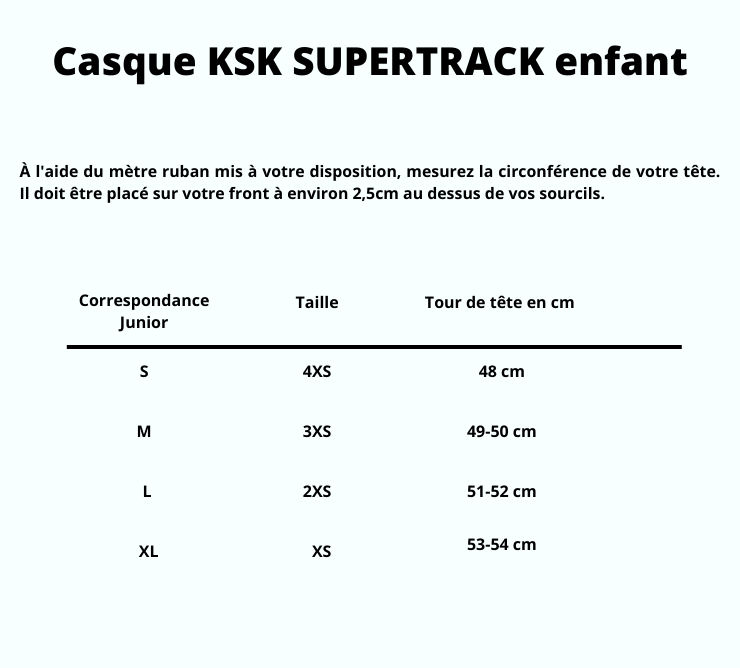 Casque KSK Supertrack