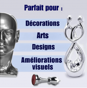 Bombe de peinture en Aérosol Hycote - Revêtement d'aluminium - 400ml