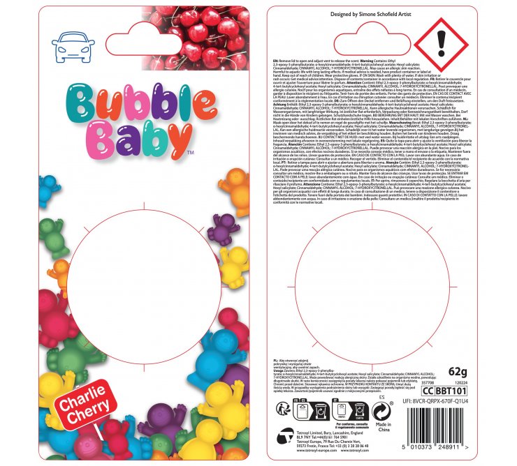 Bubble Baby Porte-Gobelets Cerise
