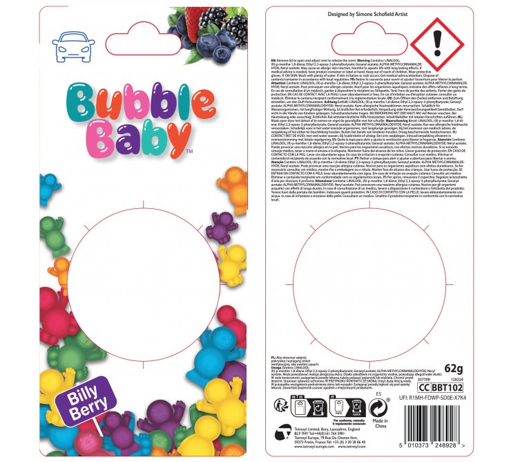 Bubble Baby Organic Tubs Baie