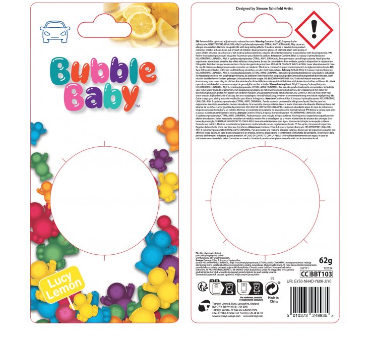 Bubble Baby Organic Tub Citron