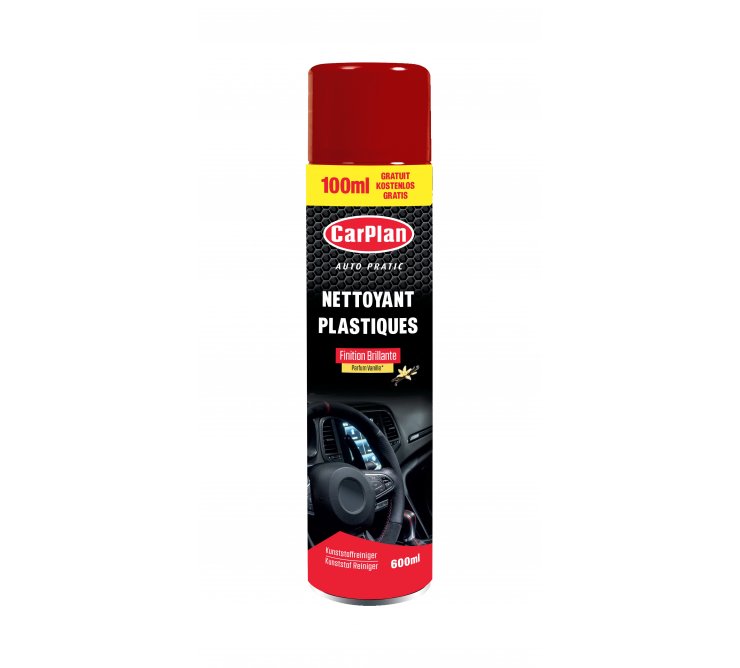 Nettoyant plastiques vanille 600ml - Carplan Auto Pratic