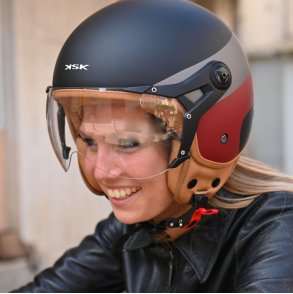 Casque KSK Jet Seven Black Red