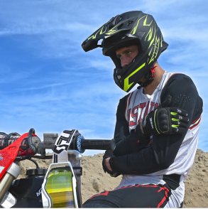 casque cross jaune fluo sundry ksk