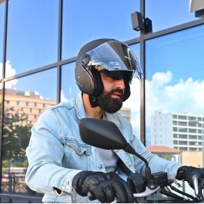 Casque Jet EOLE DS TULSA Noir Mat