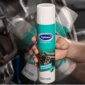 Rénovateur brillant plastiques Vanille 400ml - Triplewax Rénovateur brillant plastiques Vanille 400ml - Triplewax