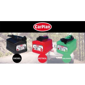 CarPlan Bidon d'essence sans Plomb Vert, 5 L