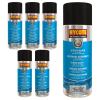 Peinture Sechage Rapide Noir Satine Pack 6