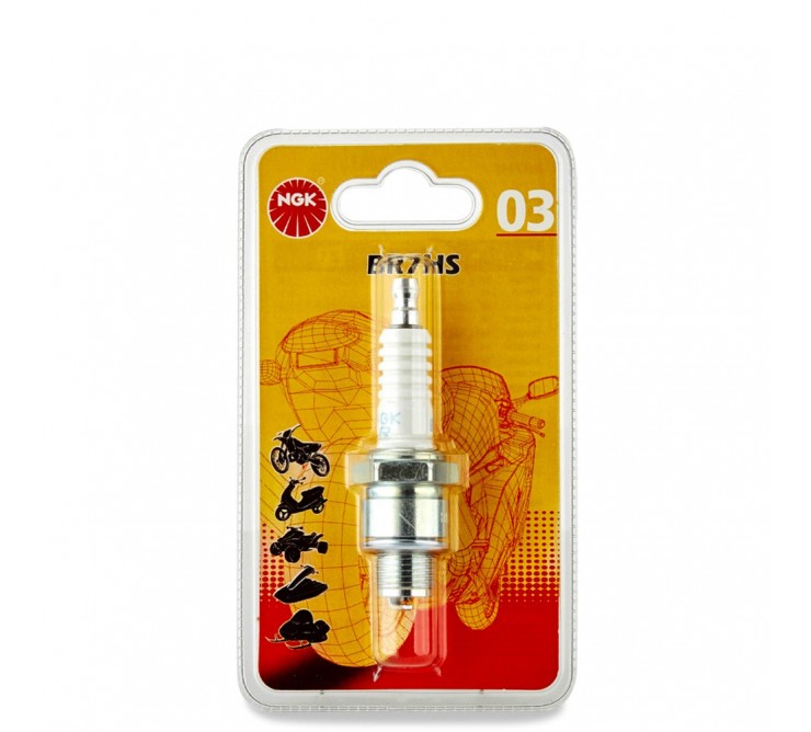 Bougies D'allumage NGK C7HSA – 2 Pièces Pour Scooter, Mobylette Et Moto, équivalent Champion RZ10YC