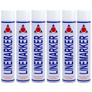 Line Marker - Bombe de Peinture Blanc Pack 6 750ml