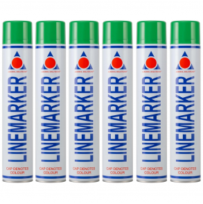 Line Marker - Bombe de Peinture Vert Pack 6 750ml