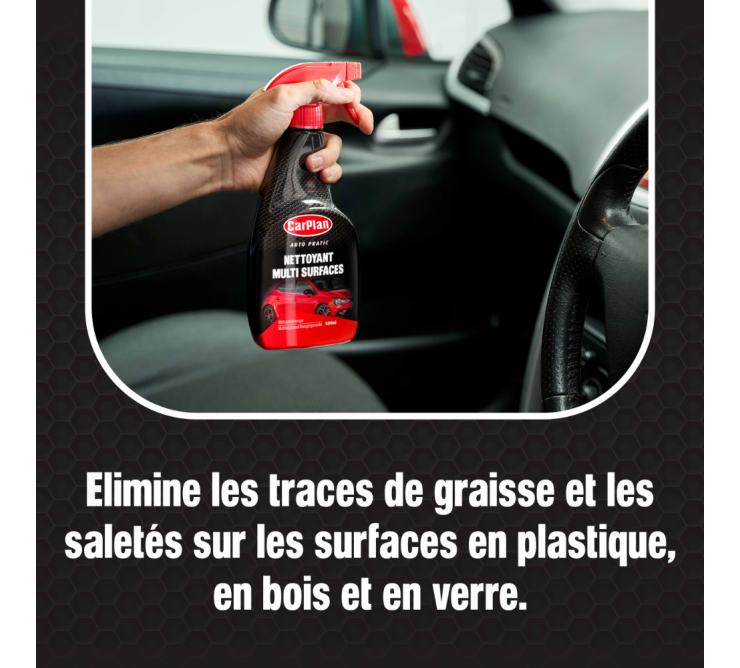 Nettoyant multi surfaces Pomme 500ml - Carplan Auto Pratic