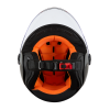 CASQUE DEMI JET KSK KLJ Orange et noir