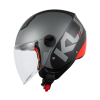 CASQUE DEMI JET KSK KLJ Orange et noir