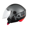 CASQUE DEMI JET KSK KLJ Orange et noir