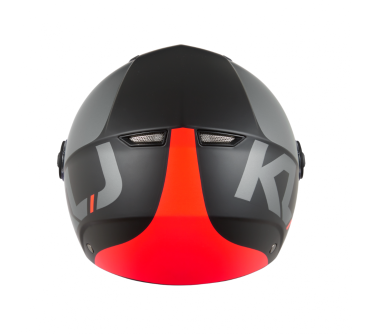 CASQUE DEMI JET KSK KLJ Orange et noir