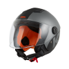 CASQUE DEMI JET KSK KLJ Orange et noir