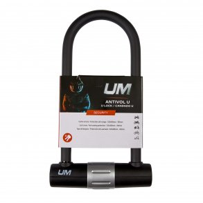 antivol u acier moto scooter noir um UM